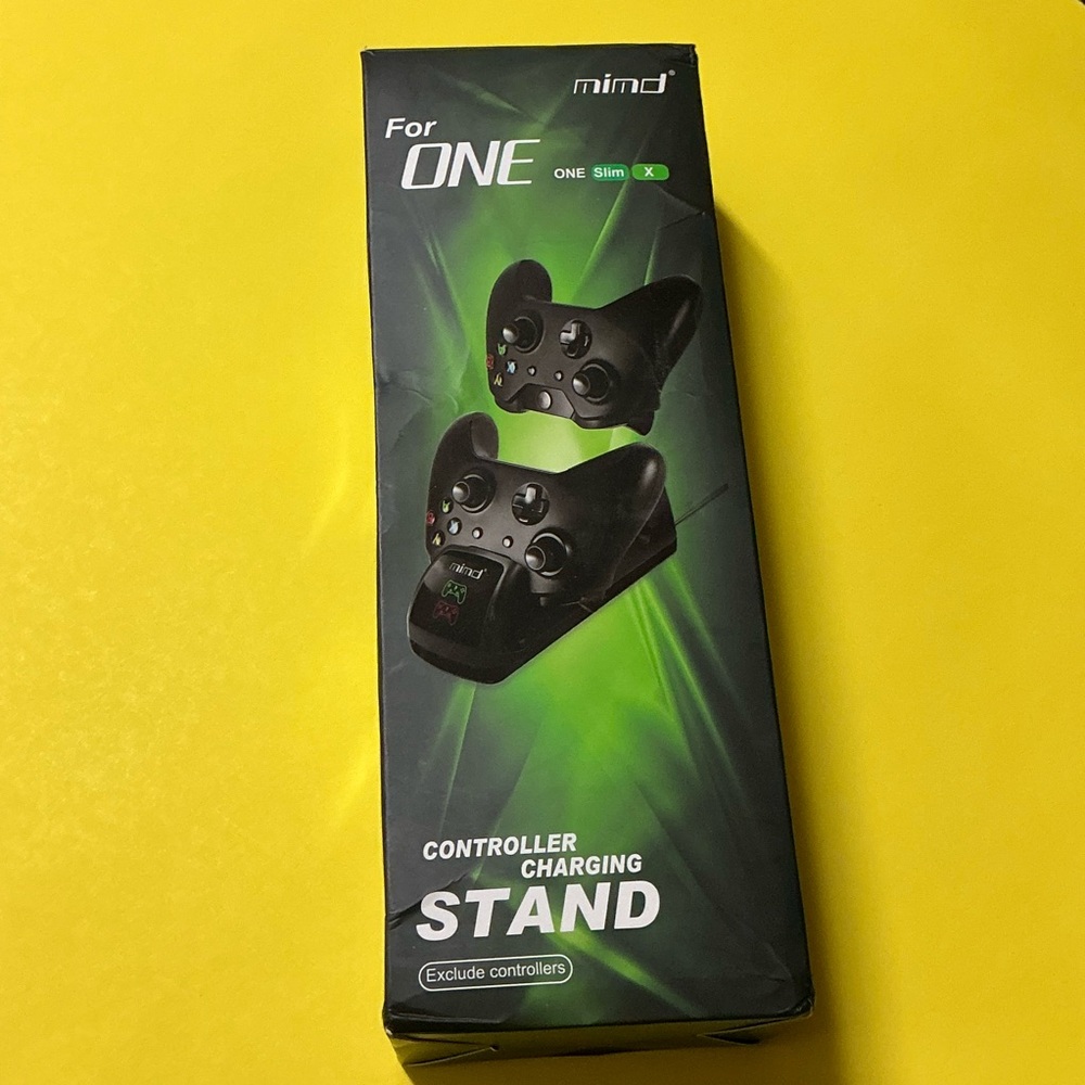 Black Controller Charging Stand for One Slim X
